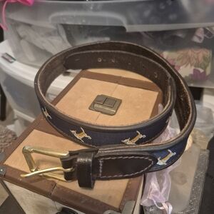 Stylish Brown and Blue Womens Belt. Chihwawa